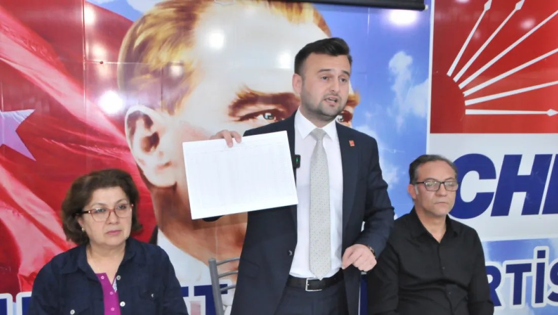 CHP Yunusemre İlçe Başkanı Arslan’dan AK Parti'li Başkan Durmaz’a Belgeli yanıt…..